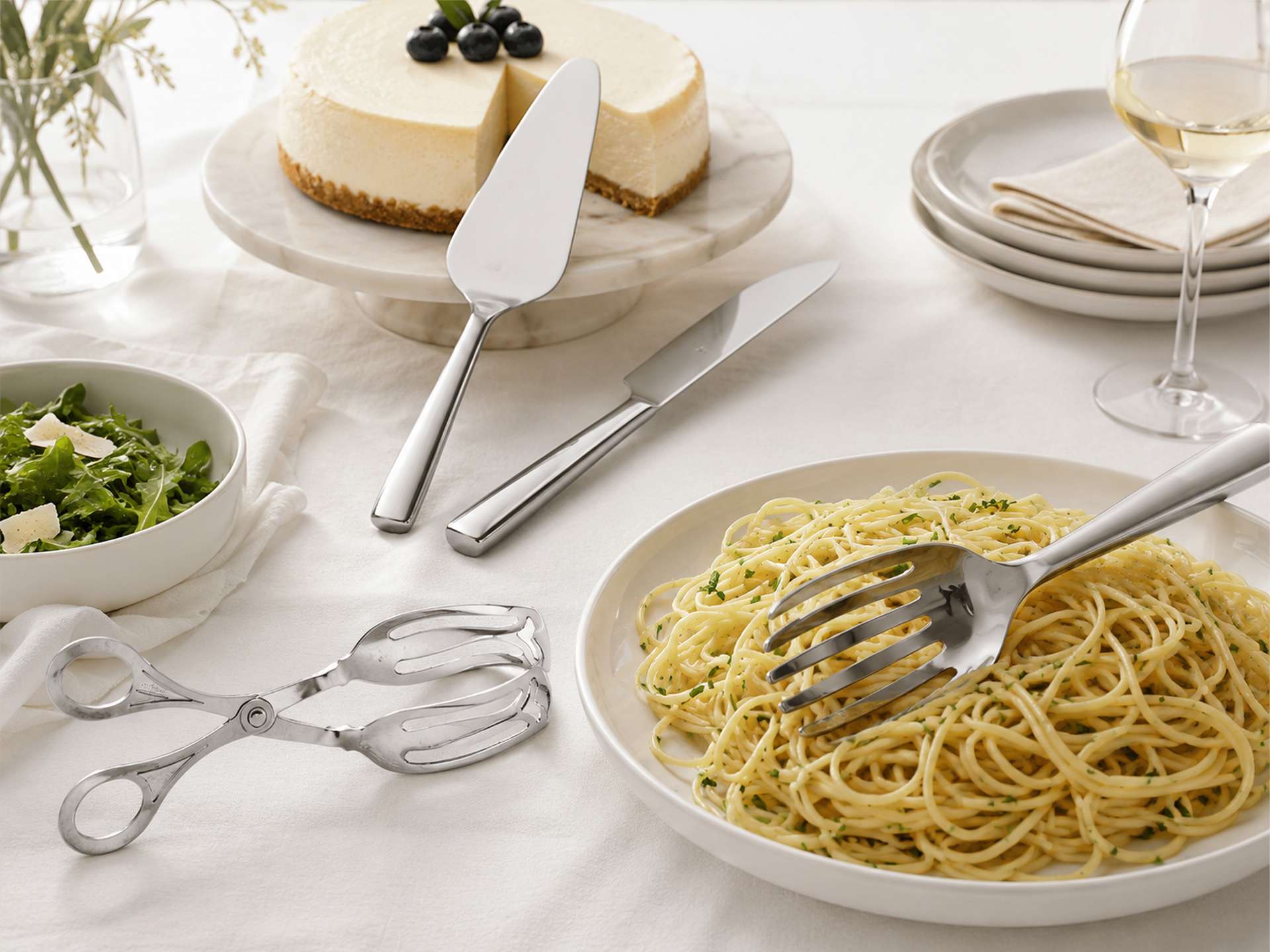 Servierbesteck entdecken Hochwertiges Servierbesteck für Pasta, Salate und Kuchen