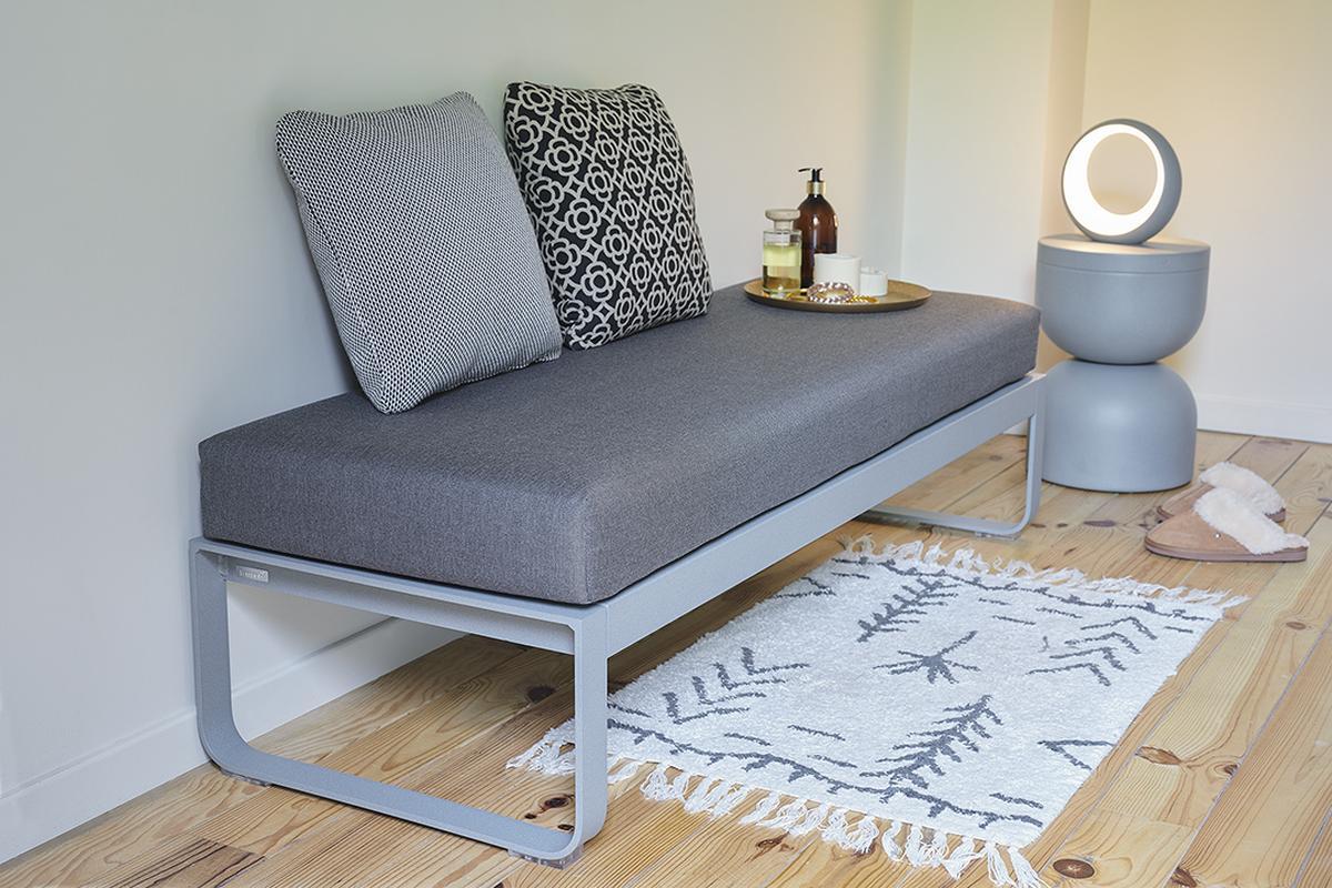 fermob hoopik akku-leuchte indoor Ø24 cm lapilligrau