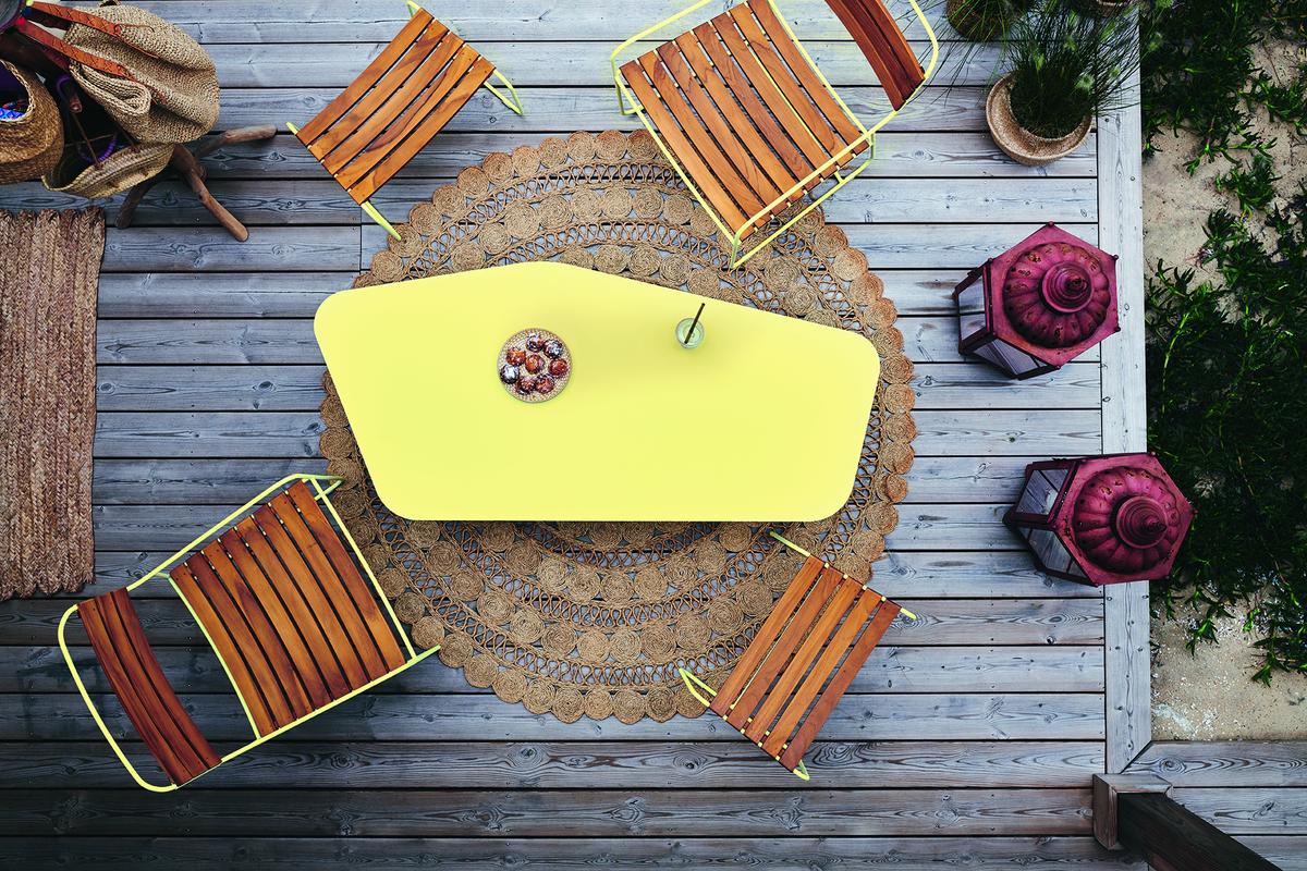 fermob surprising teak fußablage