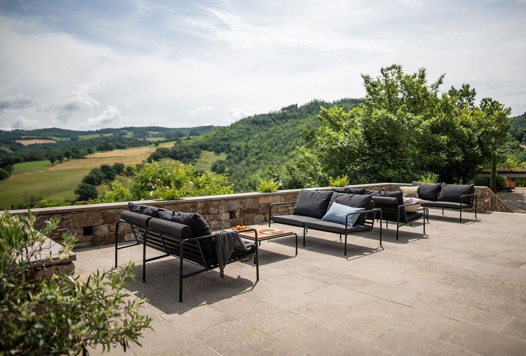 houe outdoor 2-sitzer sofa avon kohle