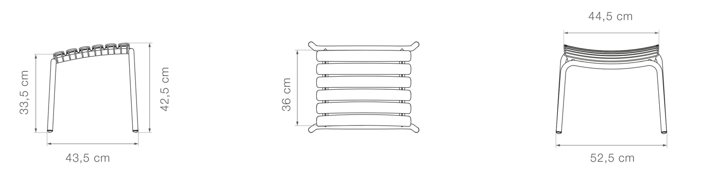 houe reclips fußstütze outdoor maße