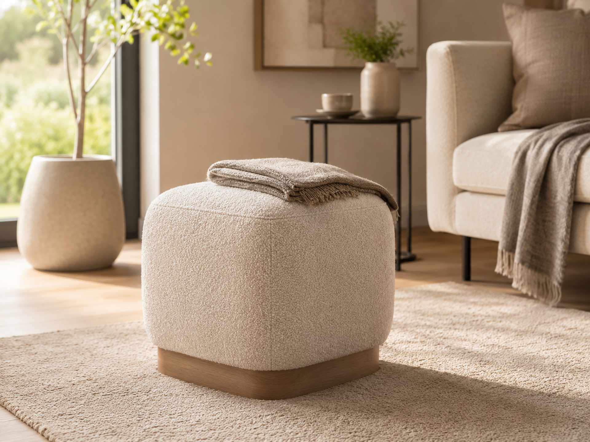 Hocker entdecken Moderner Hocker als flexibles Möbelstück im Wohnbereich