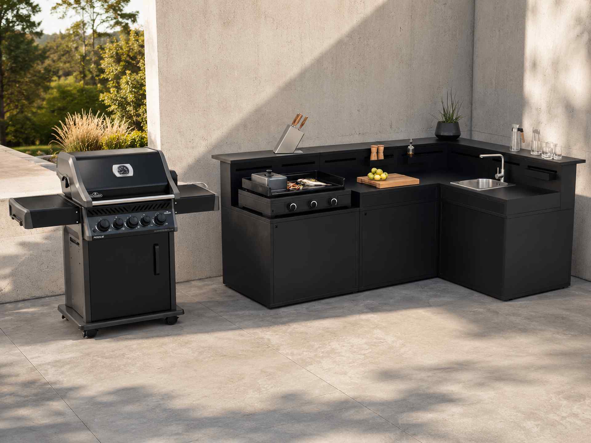 Outdoorküchen entdecken Outdoorküchen für Kochen und Vorbereiten im Freien