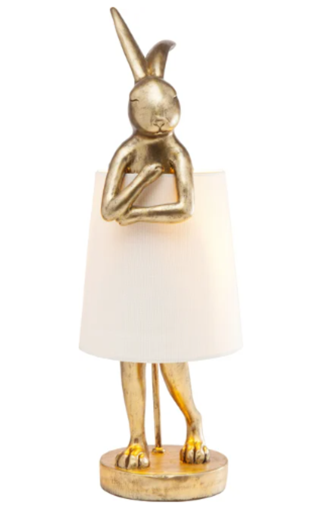 Tischleuchte Animal Rabbit gold/weiß 68 cm Tischleuchte Animal Rabbit gold/weiß 68 cm