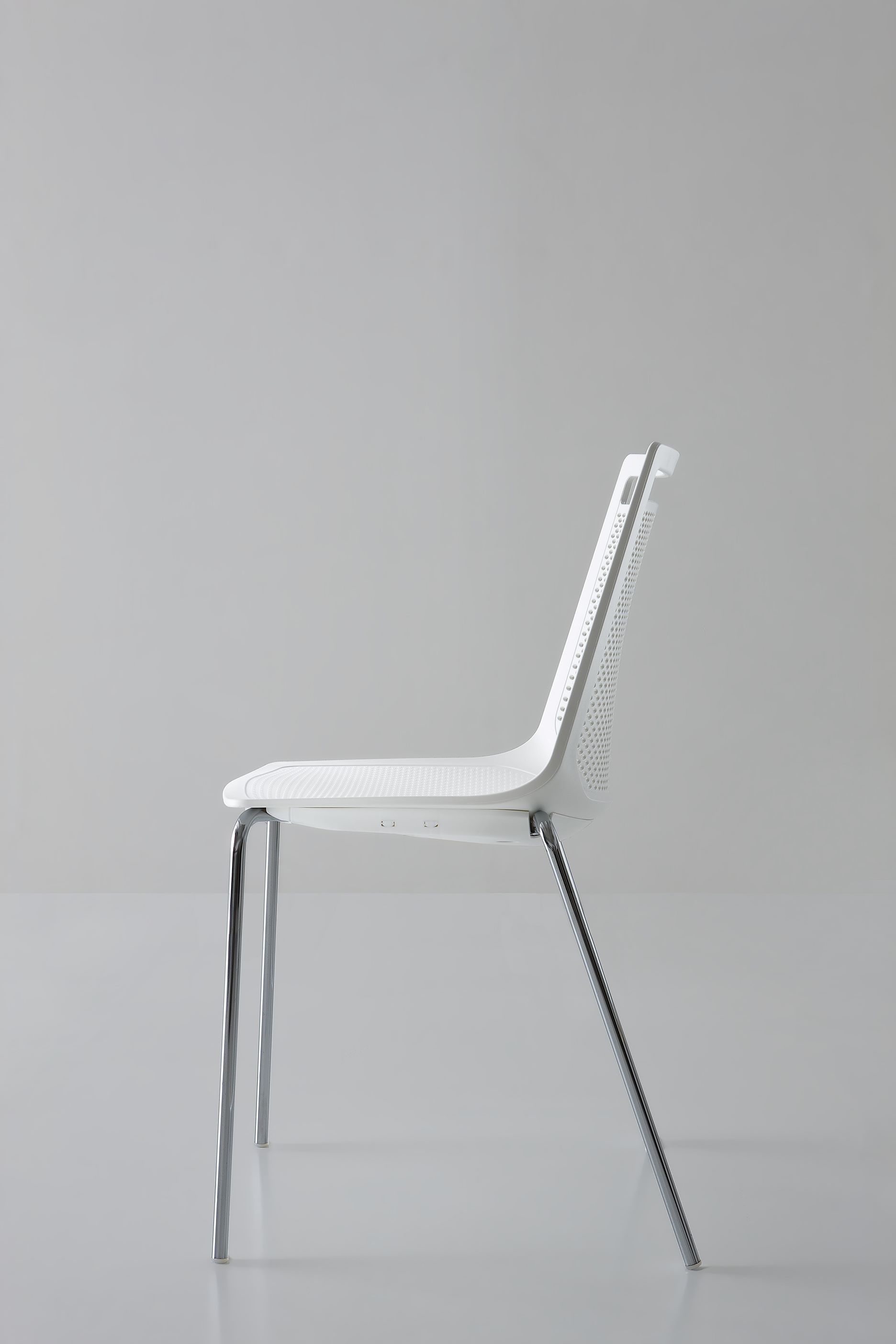 Ergonomischer Beratungstuhl Akami NA Schwarz, Chrom