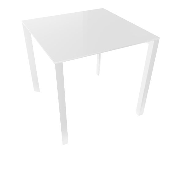 Profilo Konferenztisch 80x80 cm Compactop- Platte Weiß Profilo Konferenztisch 80x80 cm Compactop- Platte Weiß