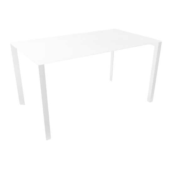 Profilo Konferenztisch 80x140 cm Laminierte Platte Weiß Profilo Konferenztisch 80x140 cm Laminierte Platte Weiß