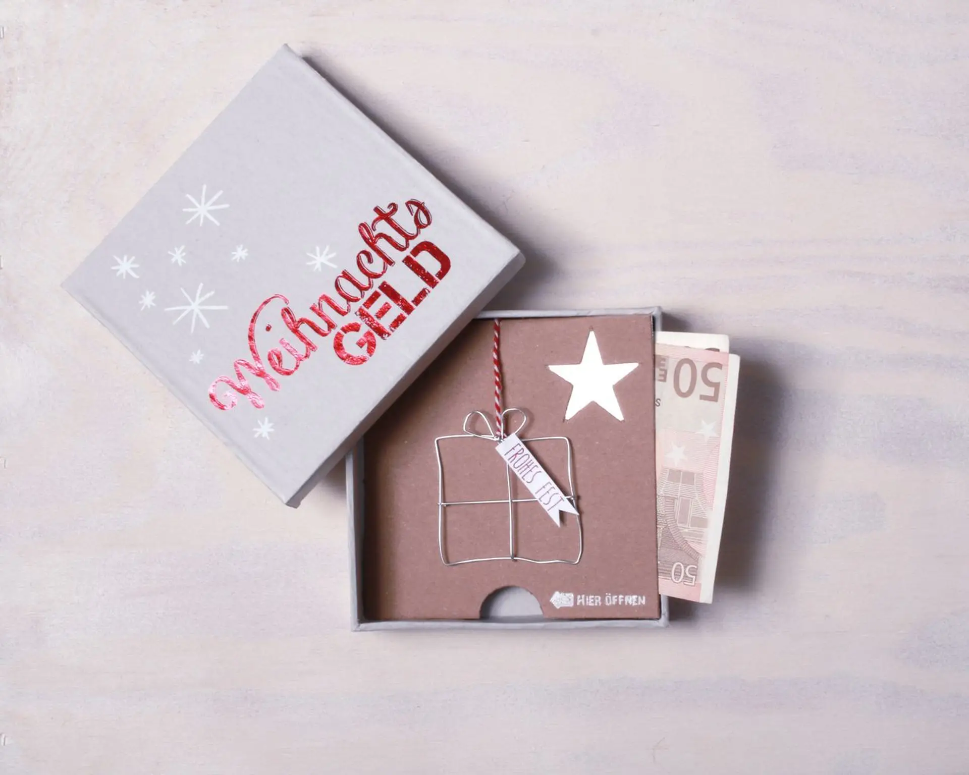 geldbox weinachtsgeld.webp Winter Geldgeschenkbox "Weihnachtsgeld"
