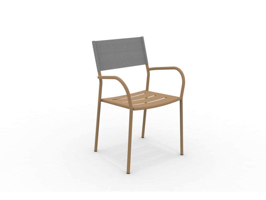 Vera Outdoorsessel stapelbar Corten, Steel Vera Outdoorsessel stapelbar Corten, Steel