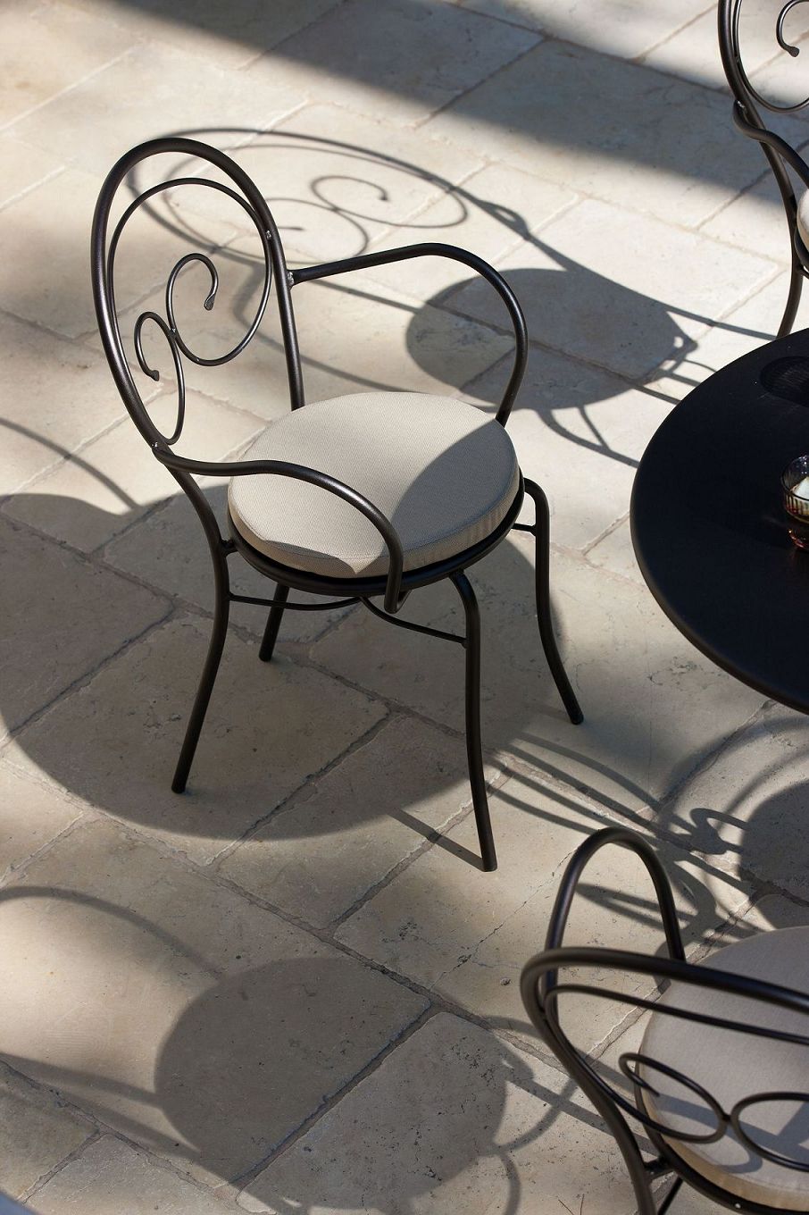 Gartensessel Mimmo Landhausstil schwarz NE