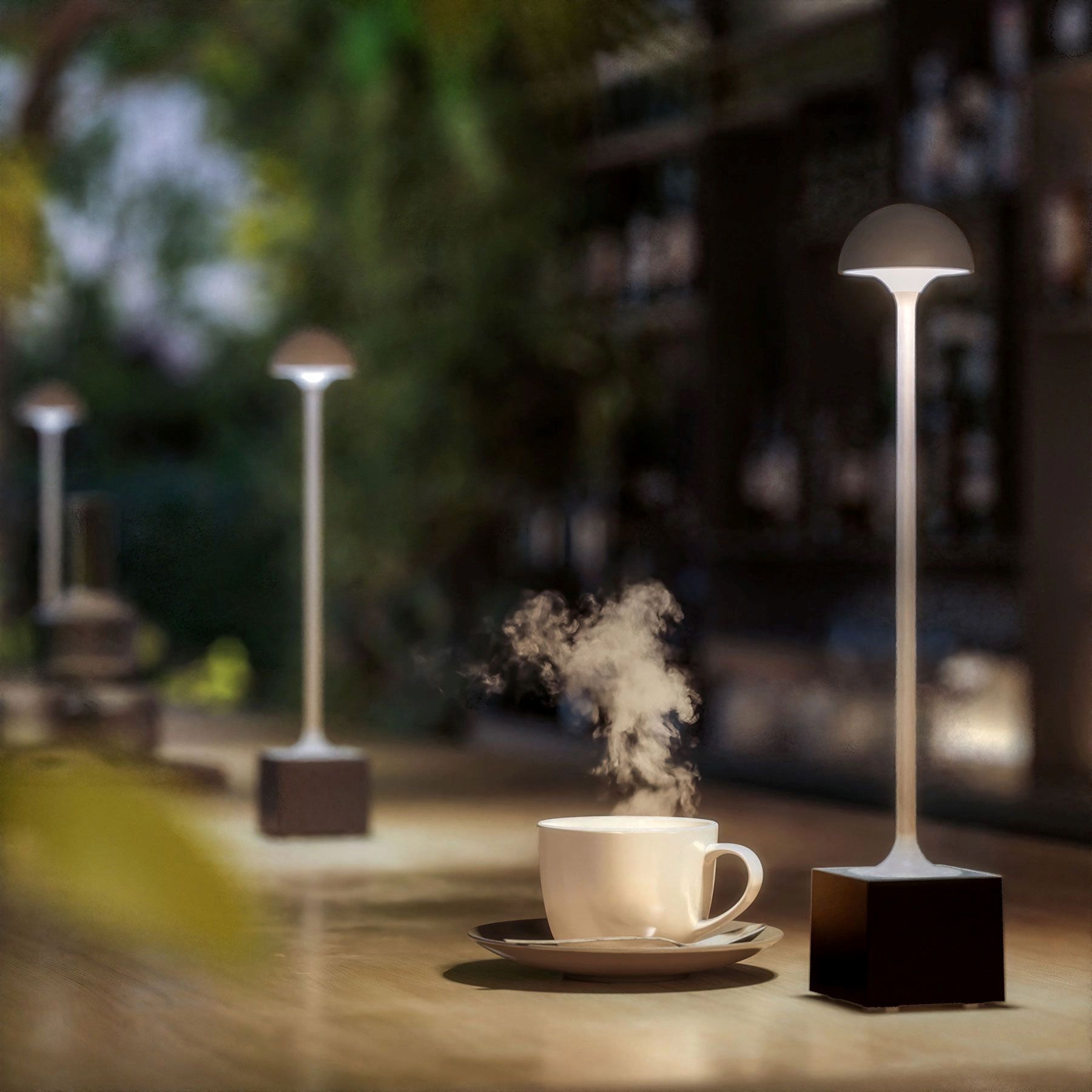 Flora Tischleuchte Outdoor mit Touchdimmer Flora Tischleuchte Outdoor mit Touchdimmer