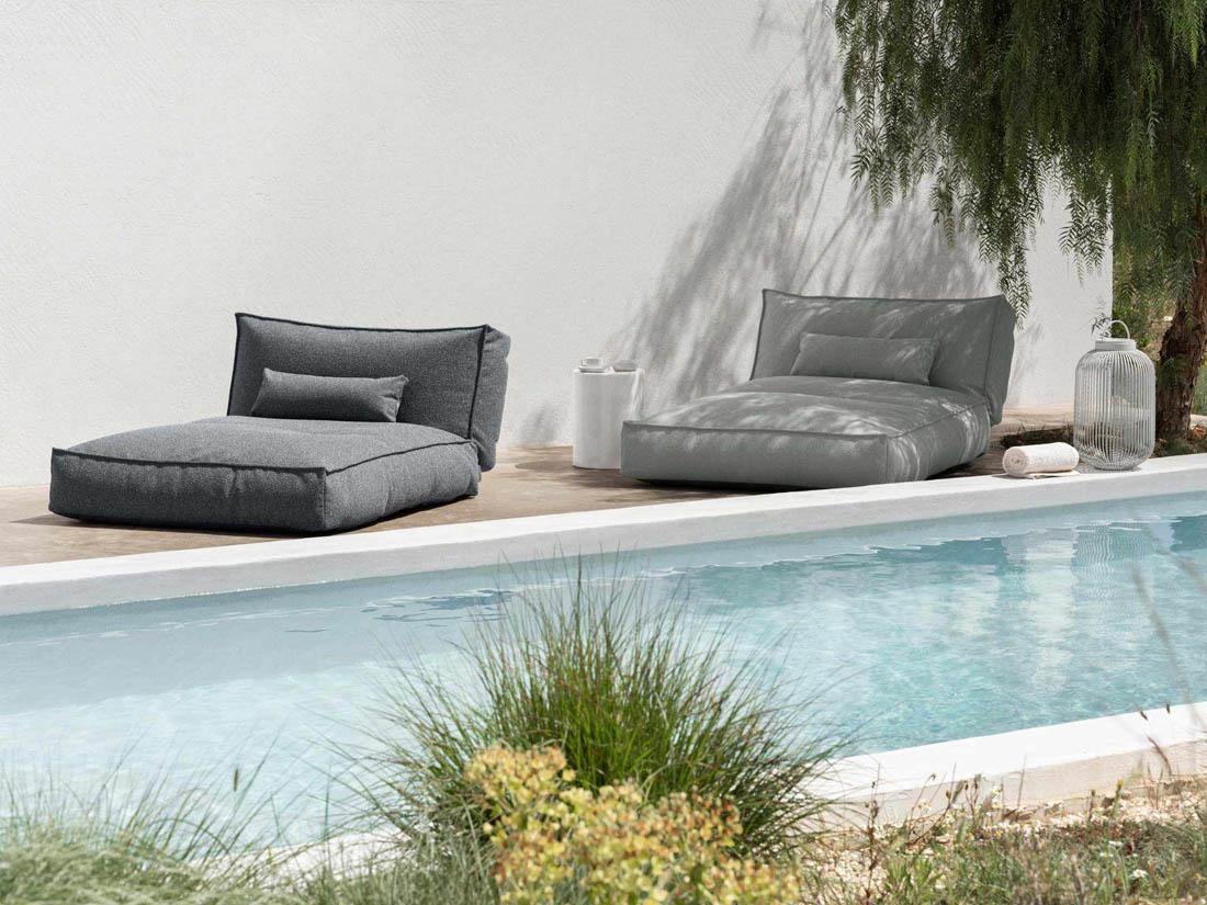 Outdoor Bett STAY Duck Green/Lily White