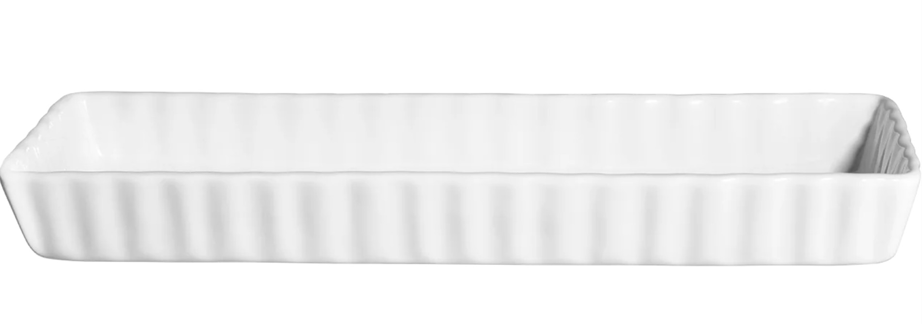 GRANDE Auflaufform rechteckig weiß