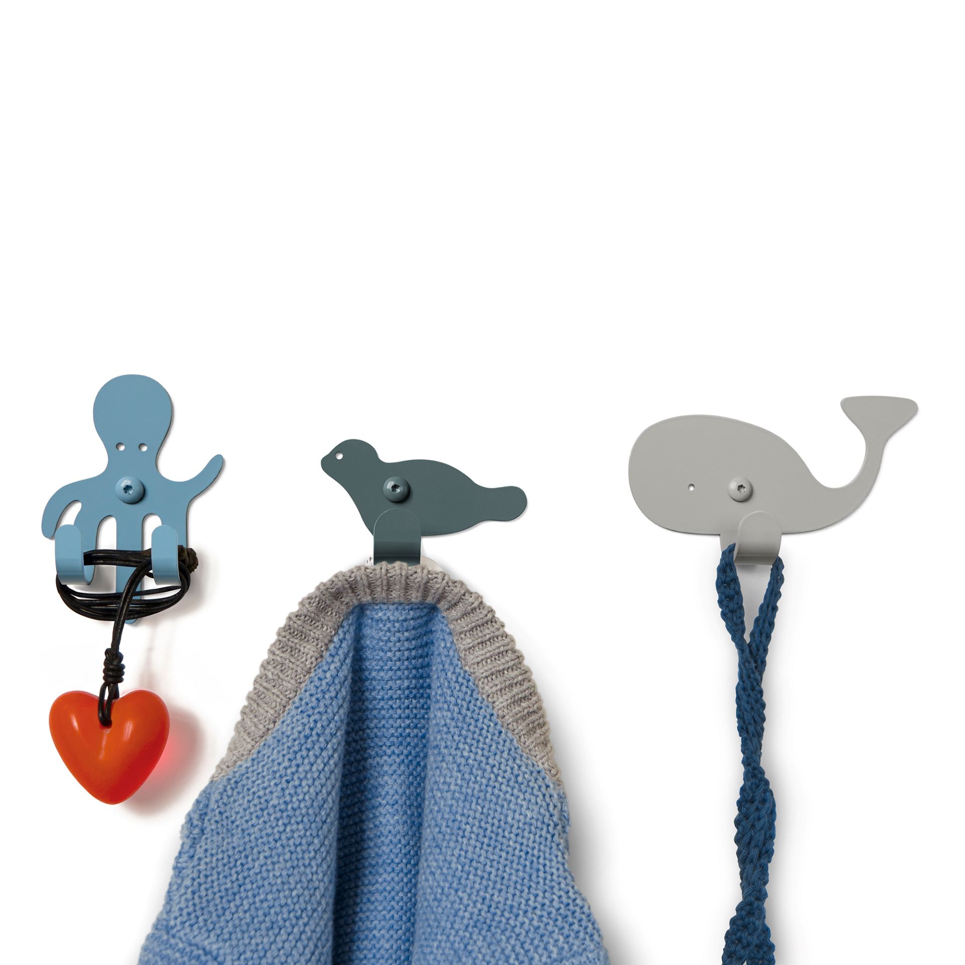 Wandhaken Zoo 3er Set Ocean Wandhaken Zoo 3er Set Ocean