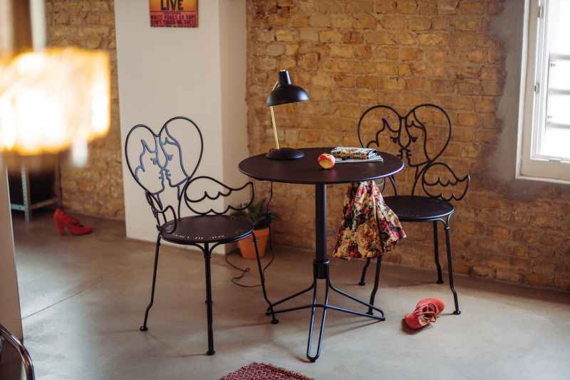 Ange Stuhl latte beige