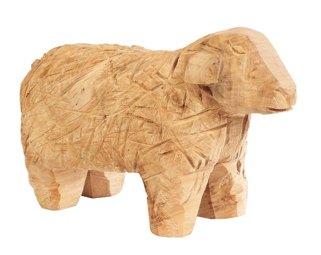 Holzschaf Pappel natur Holzschaf Pappel natur