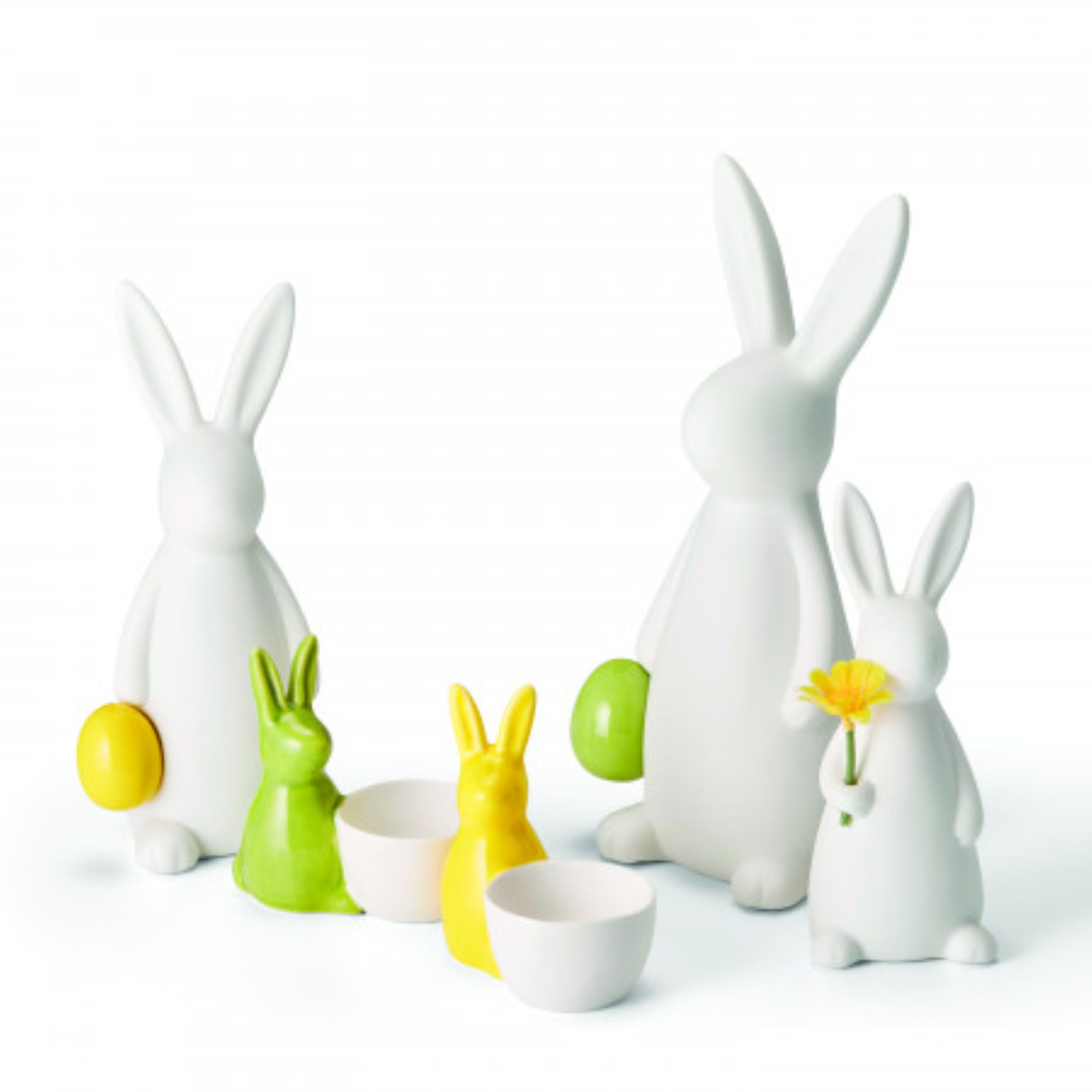 Milo Osterhase aus Porzellan - Osterdeko für Zuhause 14 cm