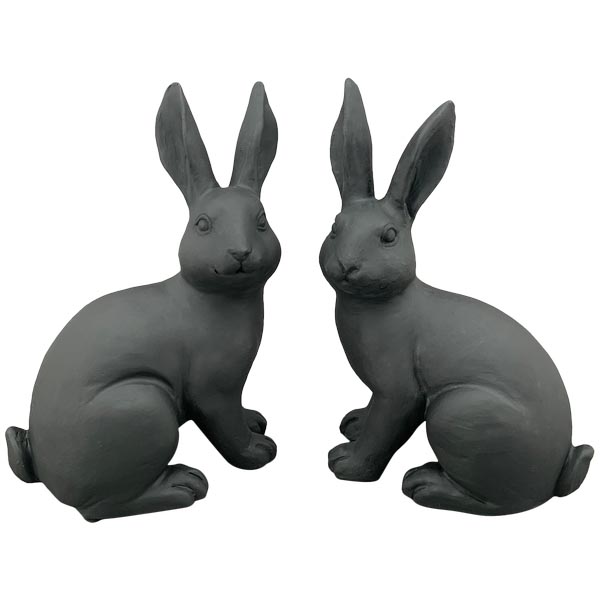 Dekohase Zonda schwarz aus Polyresin (1 Stück) Dekohase Zonda schwarz aus Polyresin (1 Stück)