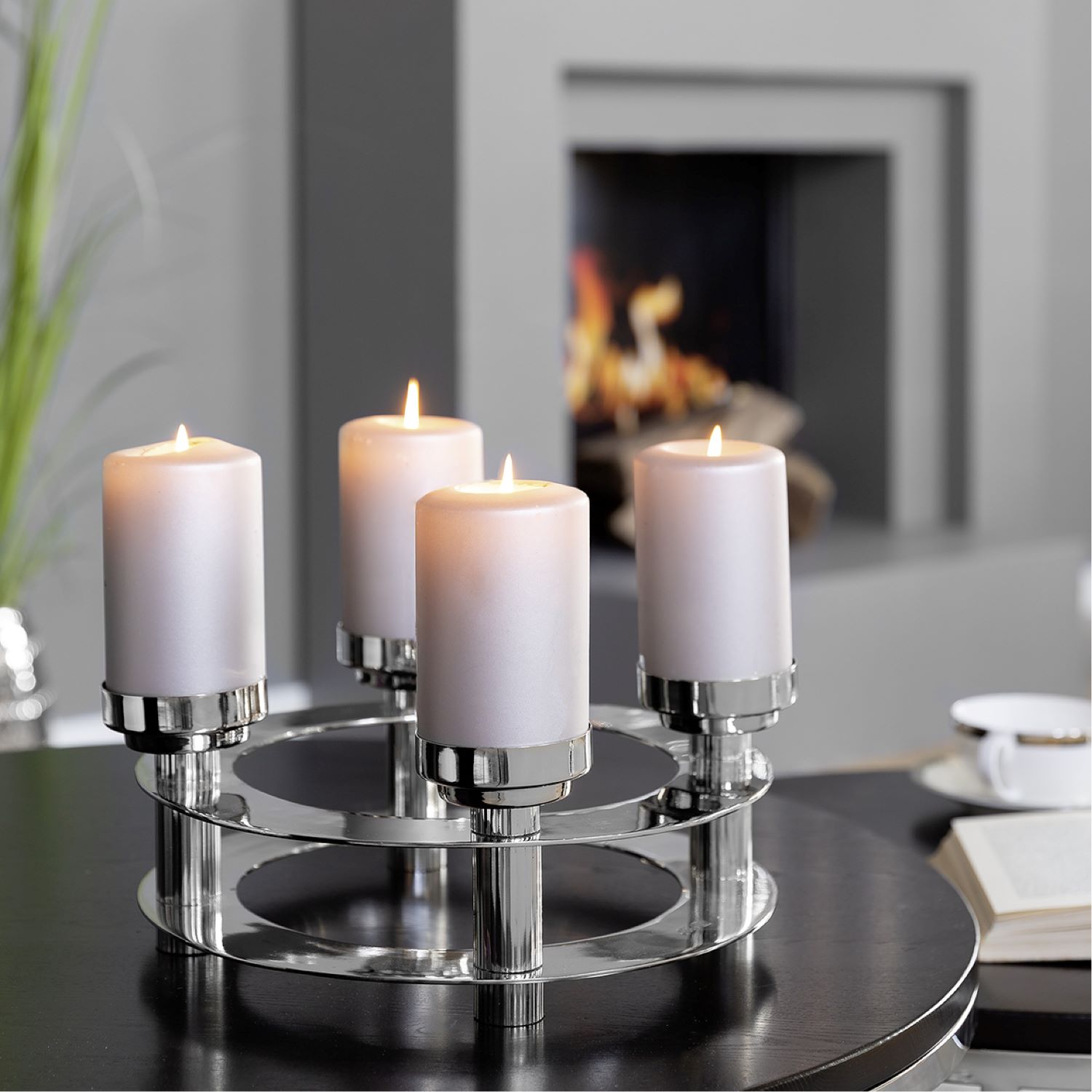 RICARDO Adventskranz mit abnehmbaren Kerzentellern RICARDO Adventskranz mit abnehmbaren Kerzentellern