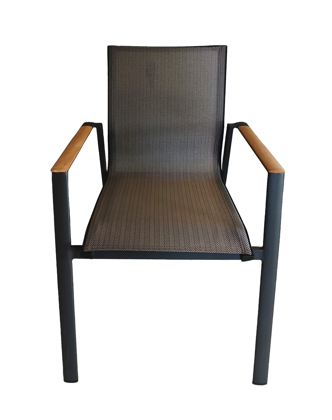 Aspen Armlehnstuhl mit Teakholz für den Garten Kohle Aspen Armlehnstuhl mit Teakholz für den Garten Kohle