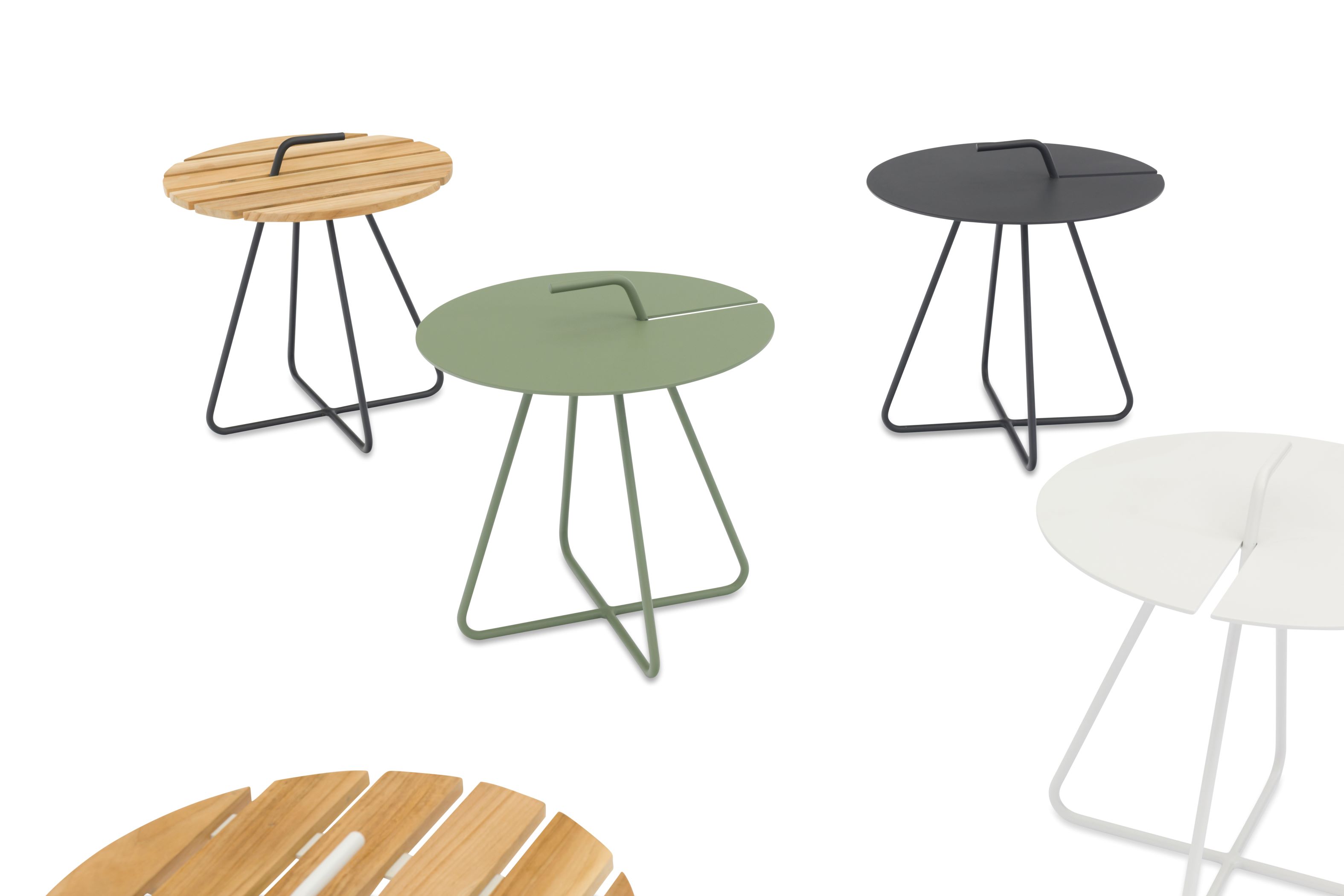 Hook moderener Beistelltisch Outdoor Hook moderener Beistelltisch Outdoor Kohle