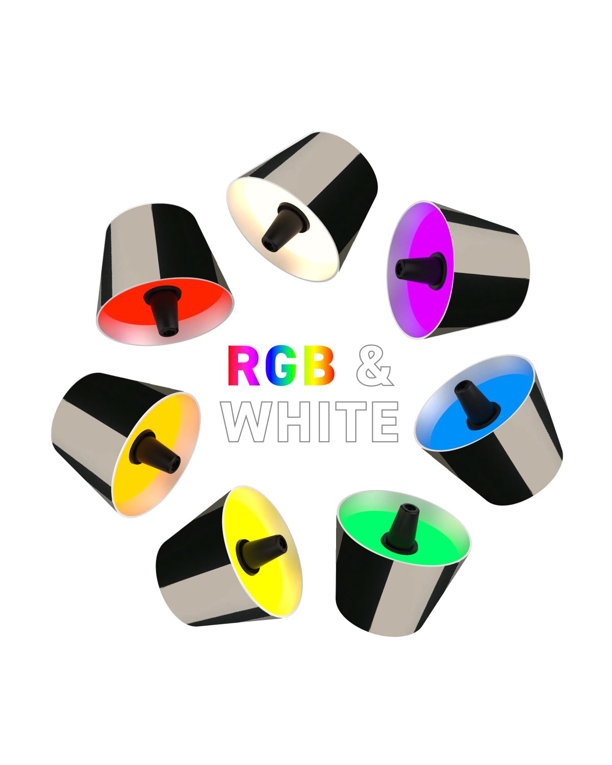 Akkuleuchte "Top 2.0" Pink metallic