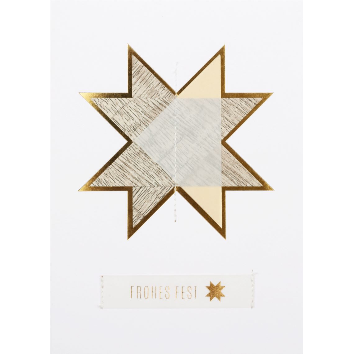 Geometerie Weihnachtskarte "Frohes Fest" Geometerie Weihnachtskarte "Frohes Fest"