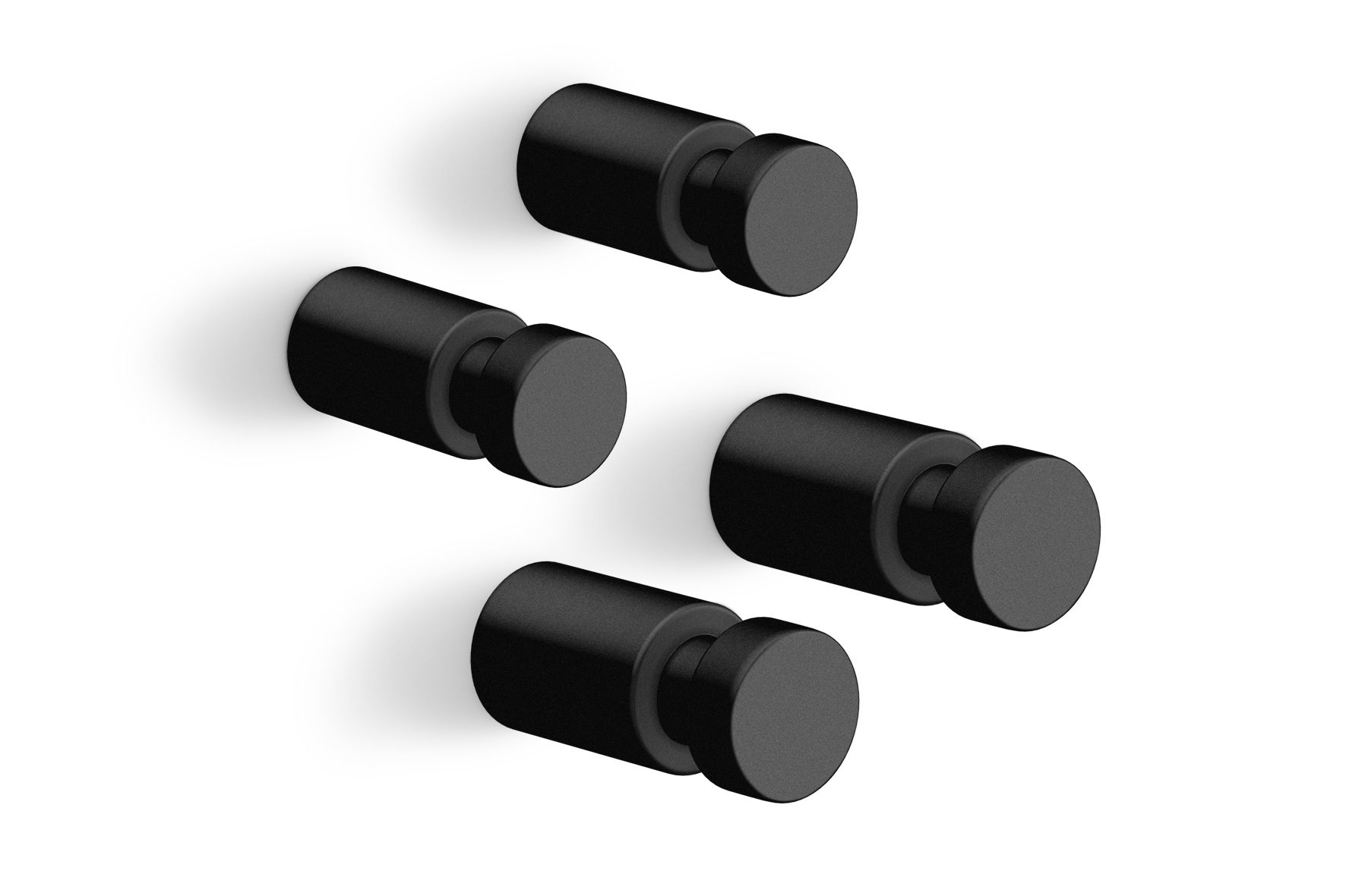 Handtuchhaken Aivo – elegantes 2er Set für Bad & Gäste-WC 1,6 cm