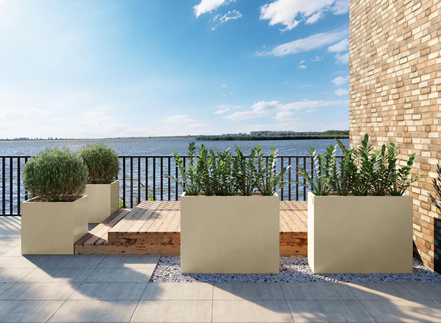 Polystone Raumteiler für Bepflanzungen Polystone Raumteiler für Bepflanzungen