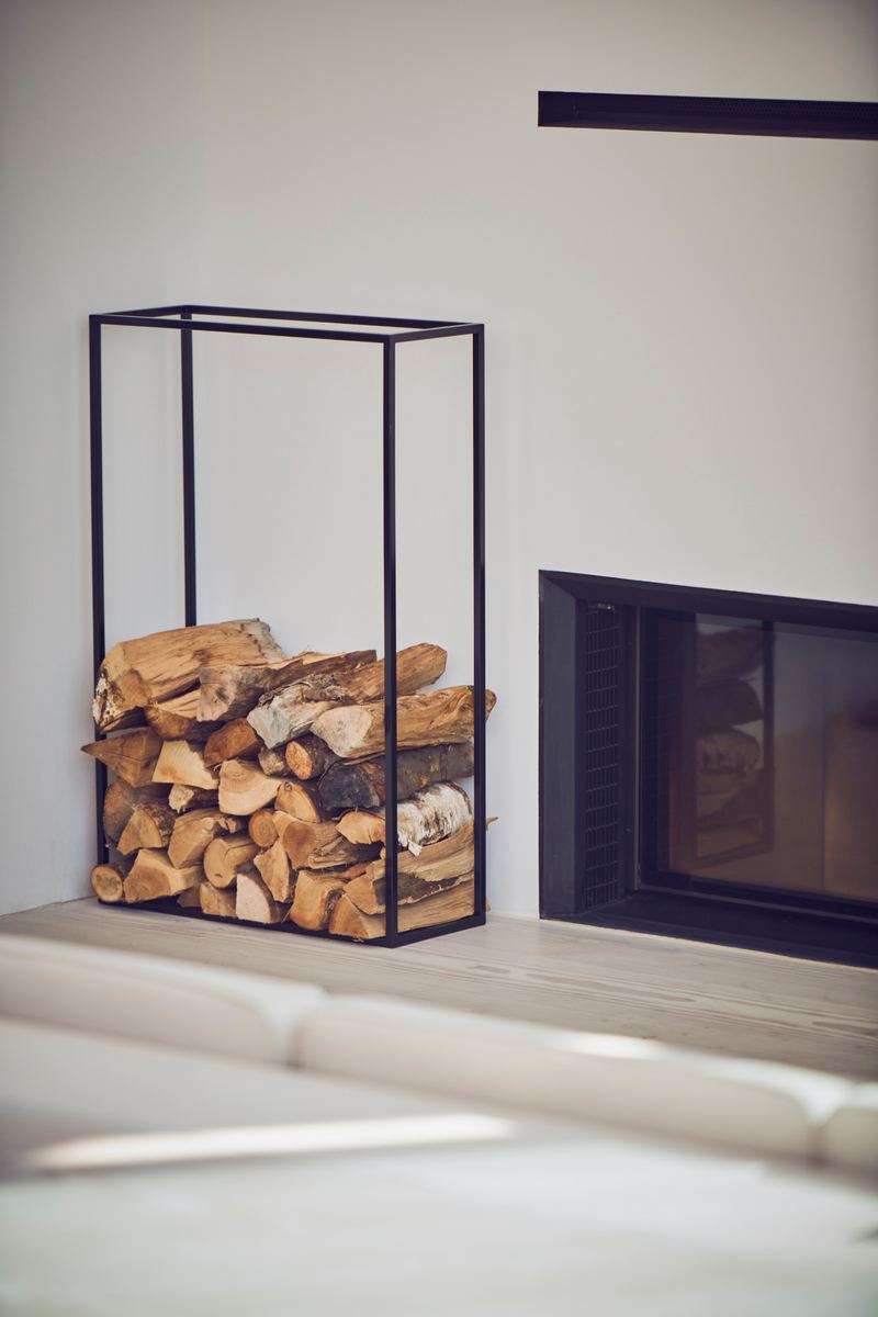 Kaminholzgestell HOLZMAXX, Stahlrohr Schwarz - Sonderpreis