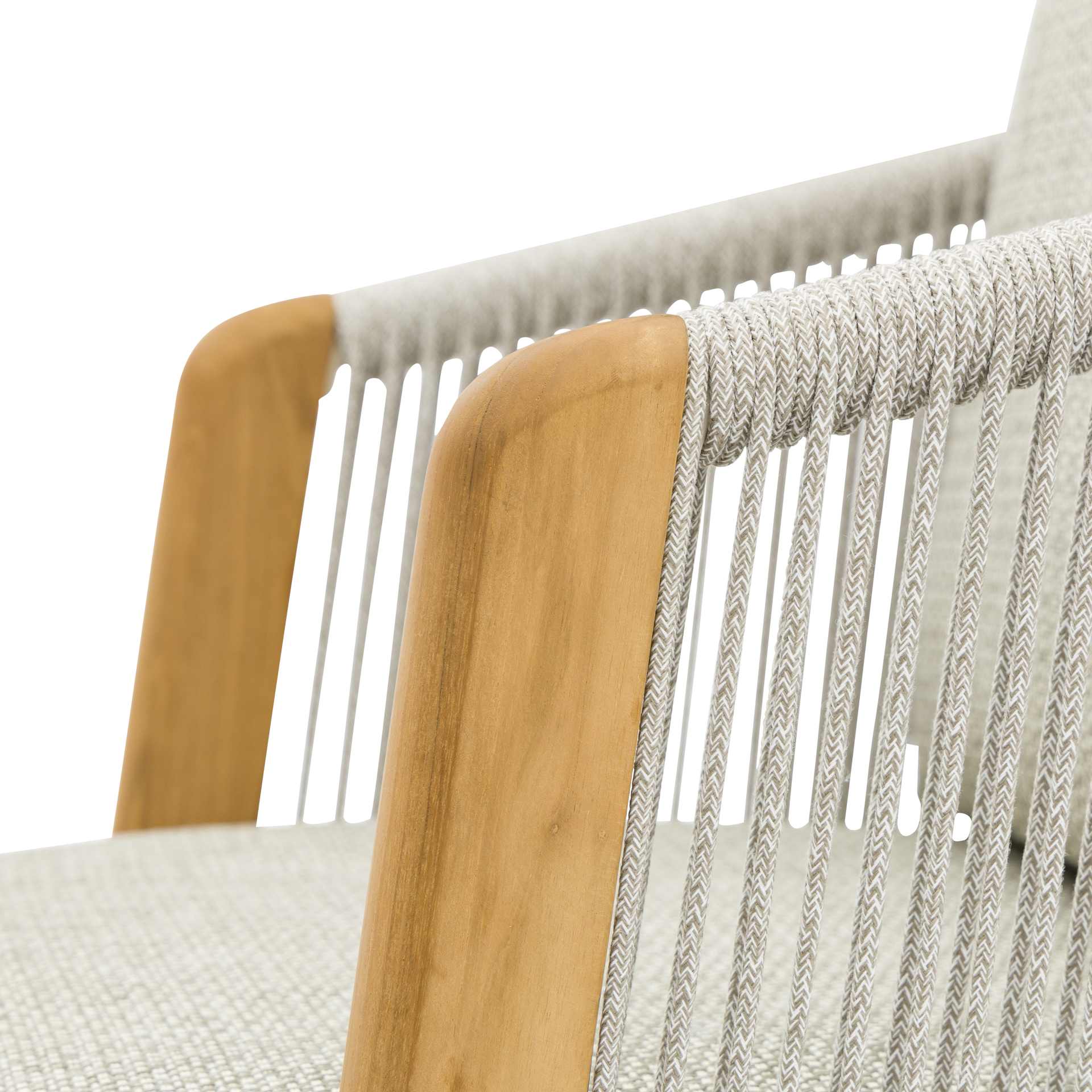 Haven bequemer Outdoor Armlehnstuhl Mokka