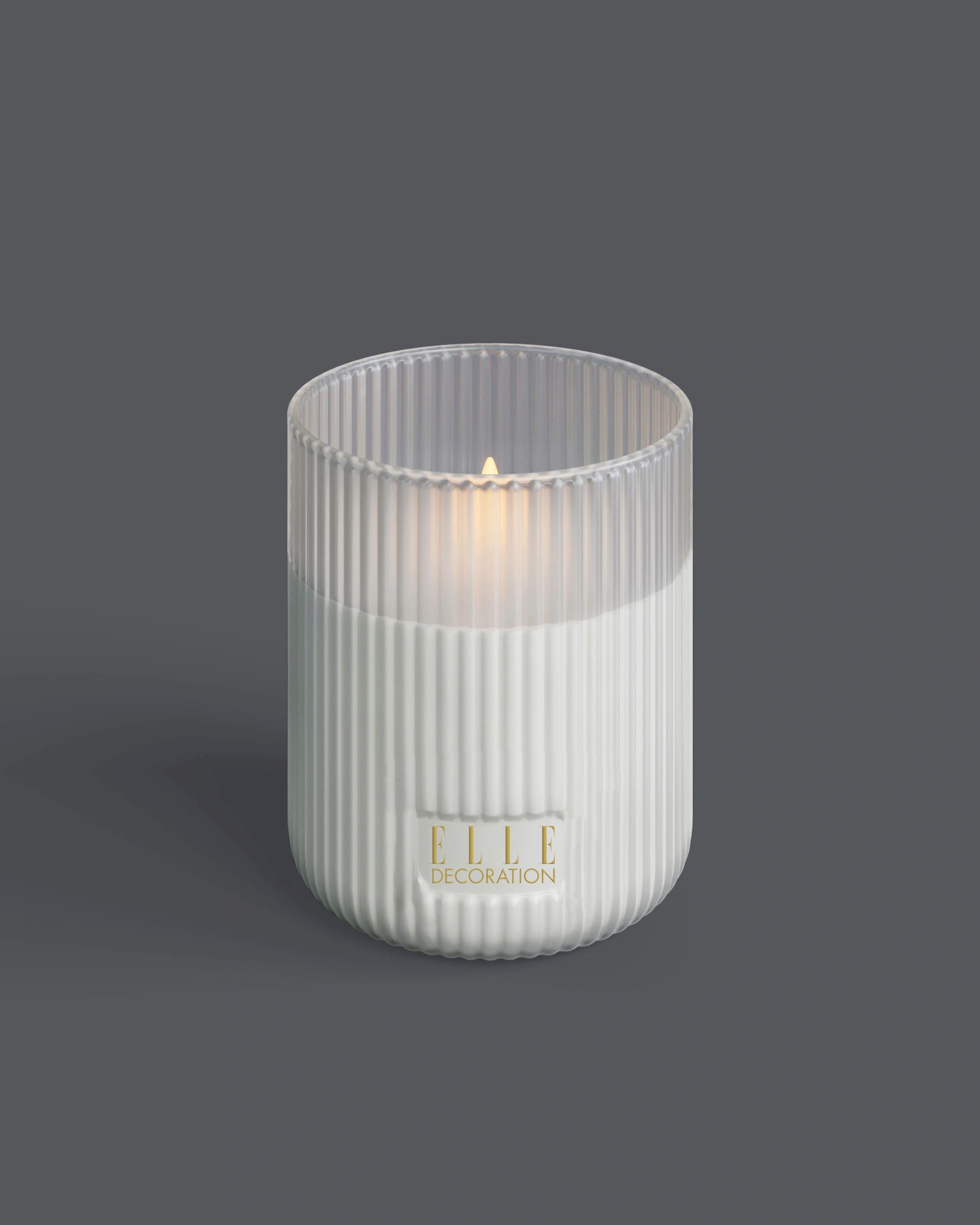 BELLEVILLE 1-flammig – LED-Kerze im Glas 12 cm Weiß BELLEVILLE 1-flammig – LED-Kerze im Glas 12 cm Weiß