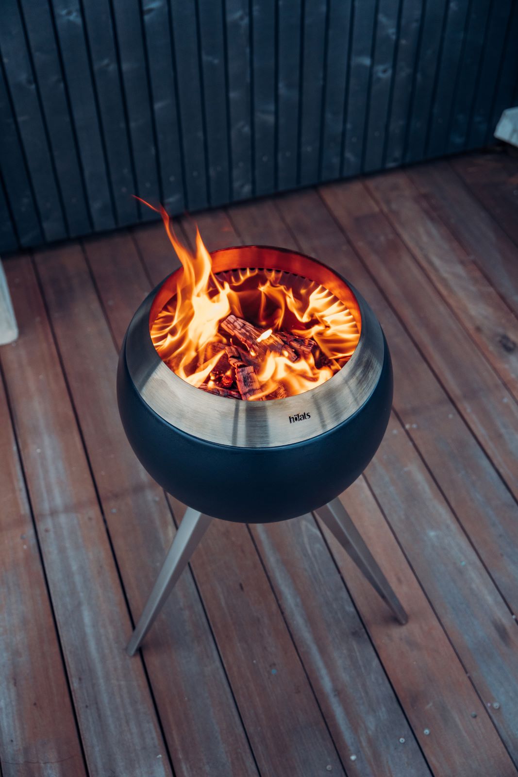 MOON 45 Feuerschale Ø 45 cm All Black / niedrig MOON 45 Feuerschale Ø 45 cm All Black / hoch