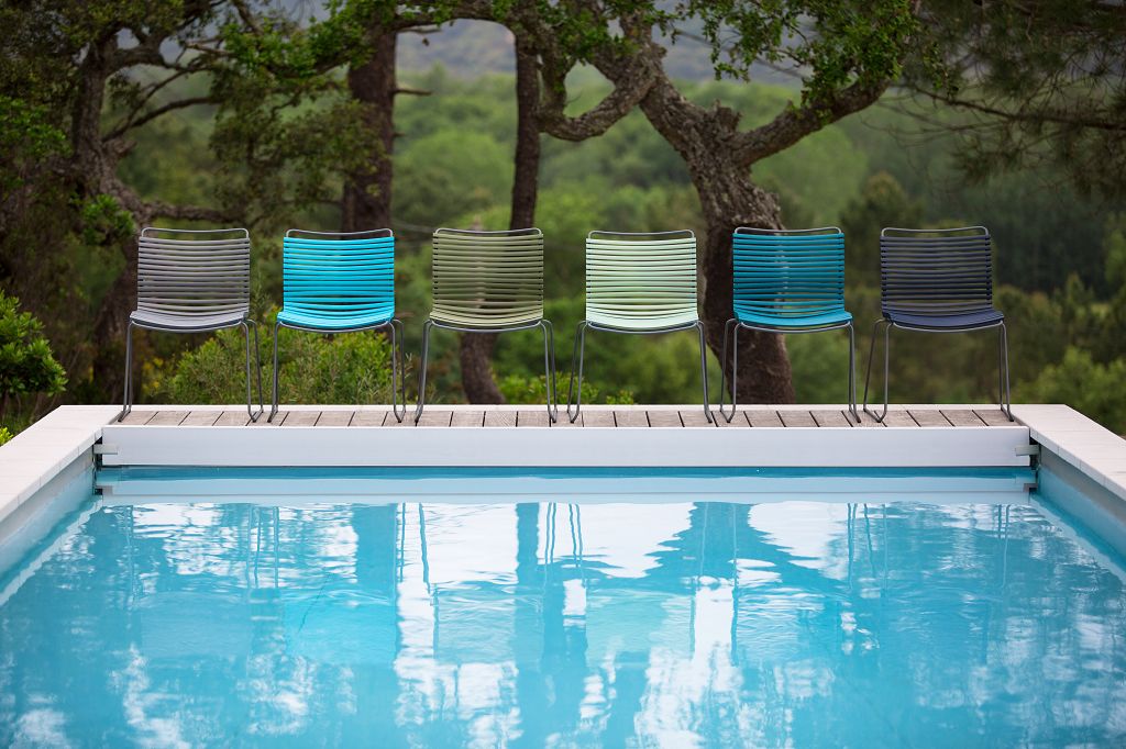 Outdoor Stuhl Click ohne Armlehne Zitronengelb Outdoor Stuhl Click ohne Armlehne Zitronengelb