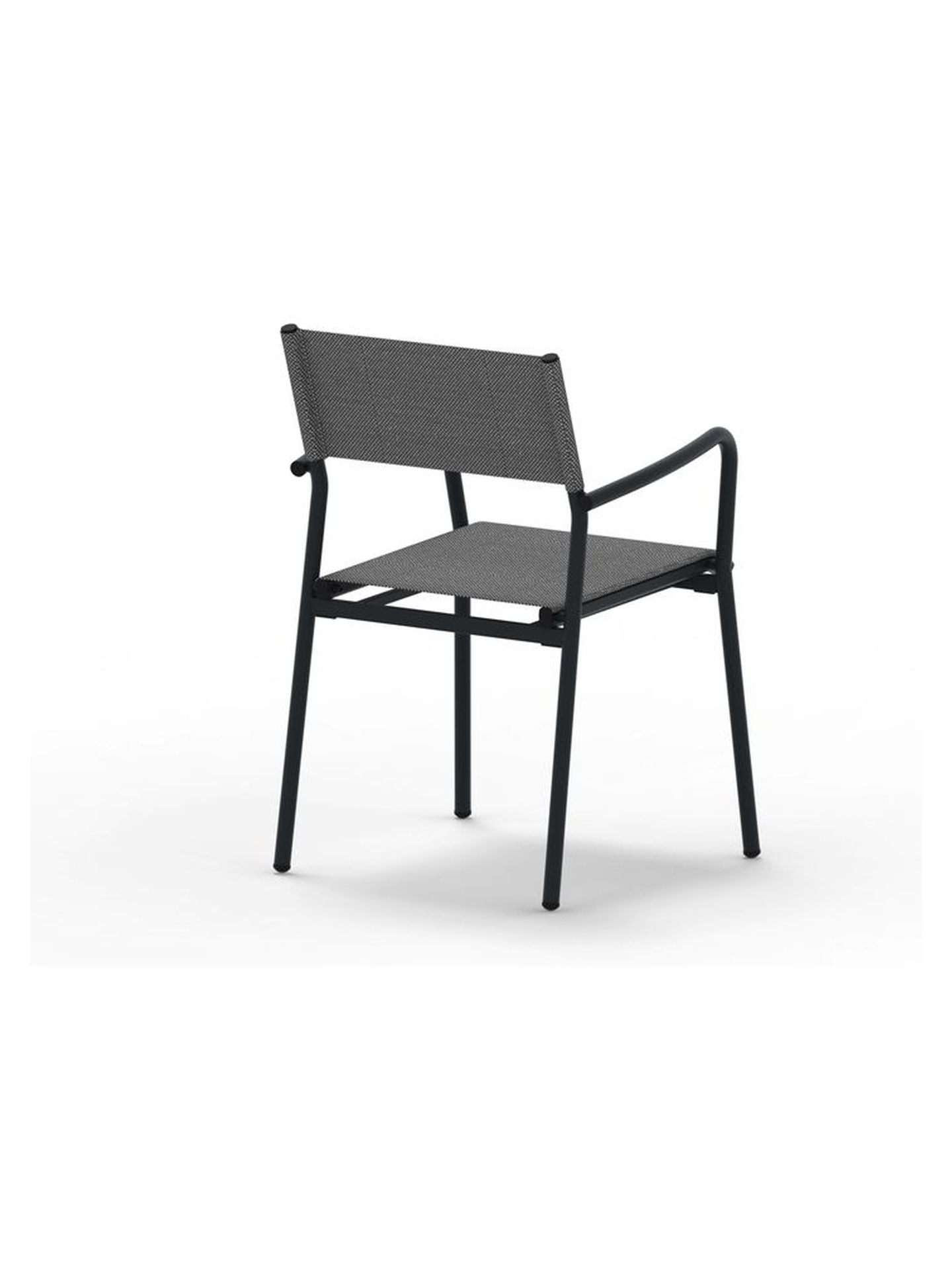 Emma Gartensessel stapelbar Antikgrau / Schwarz Emma Gartensessel stapelbar Antikgrau / Schwarz