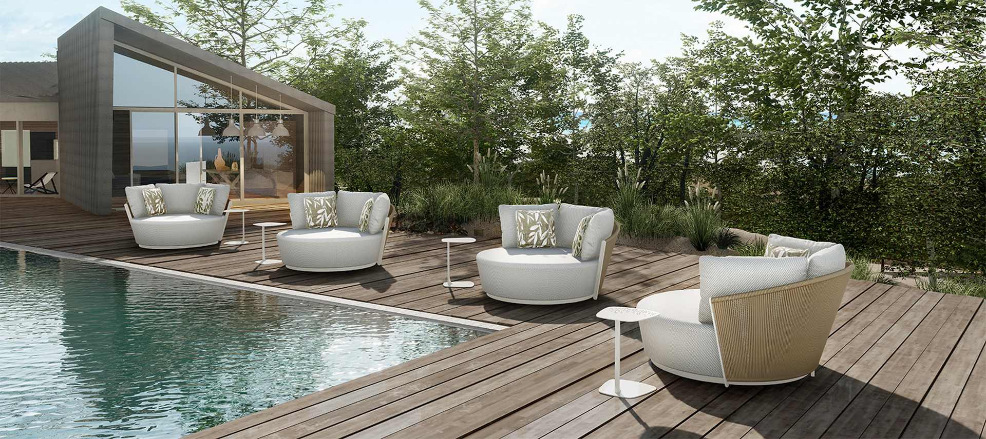 Hommy kleines Outdoor Daybed Hommy kleines Outdoor Daybed