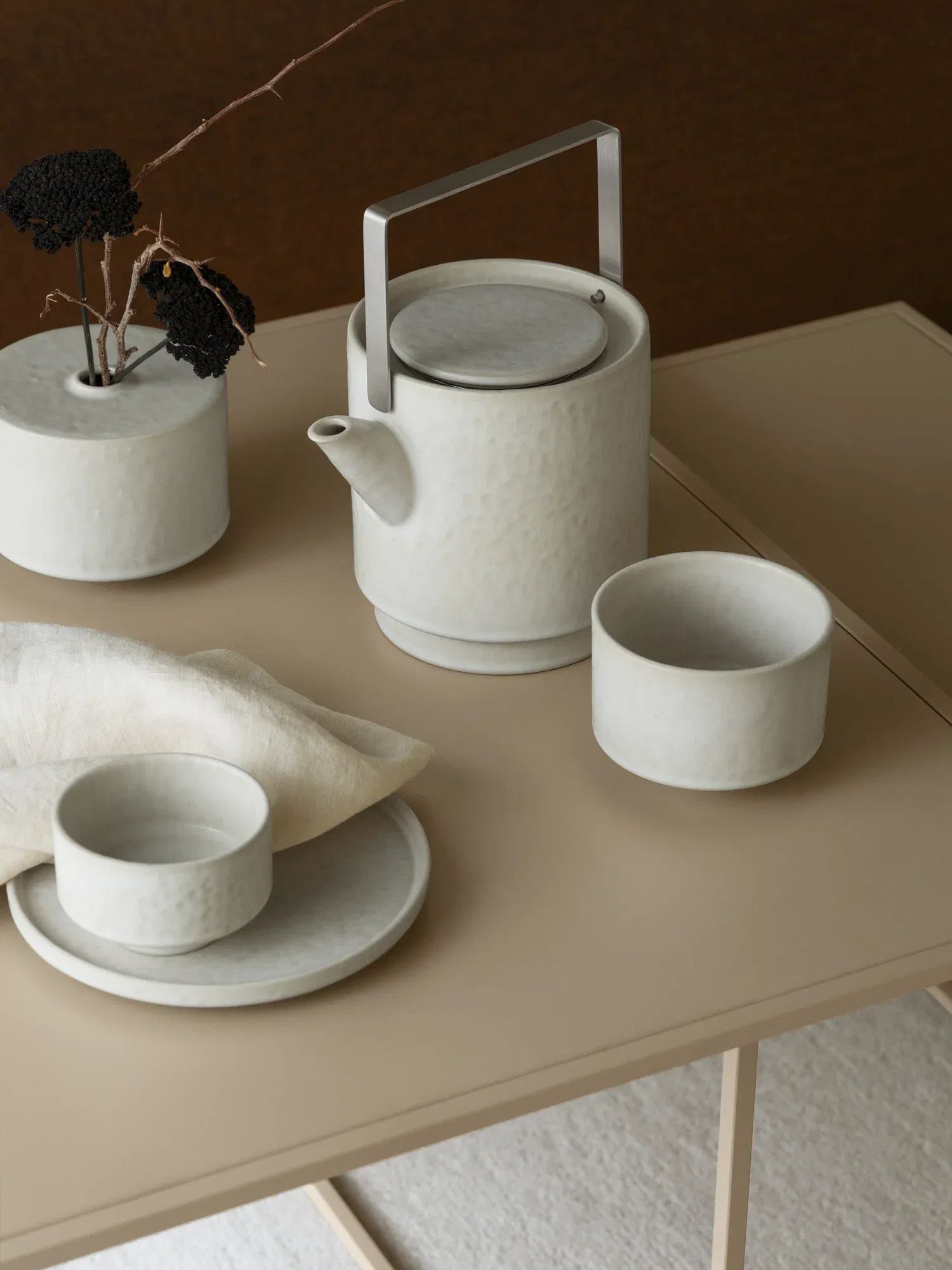 Makoto Teetasse - in klarer Form mit matter Glasur Moonbeam Makoto Teetasse - in klarer Form mit matter Glasur Moonbeam