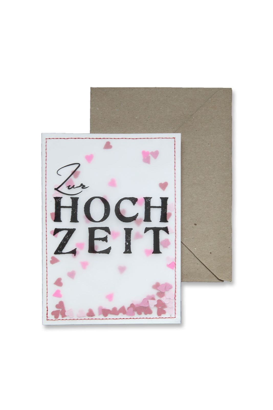 Konfettikarte, Zur Hochzeit Konfettikarte, Zur Hochzeit
