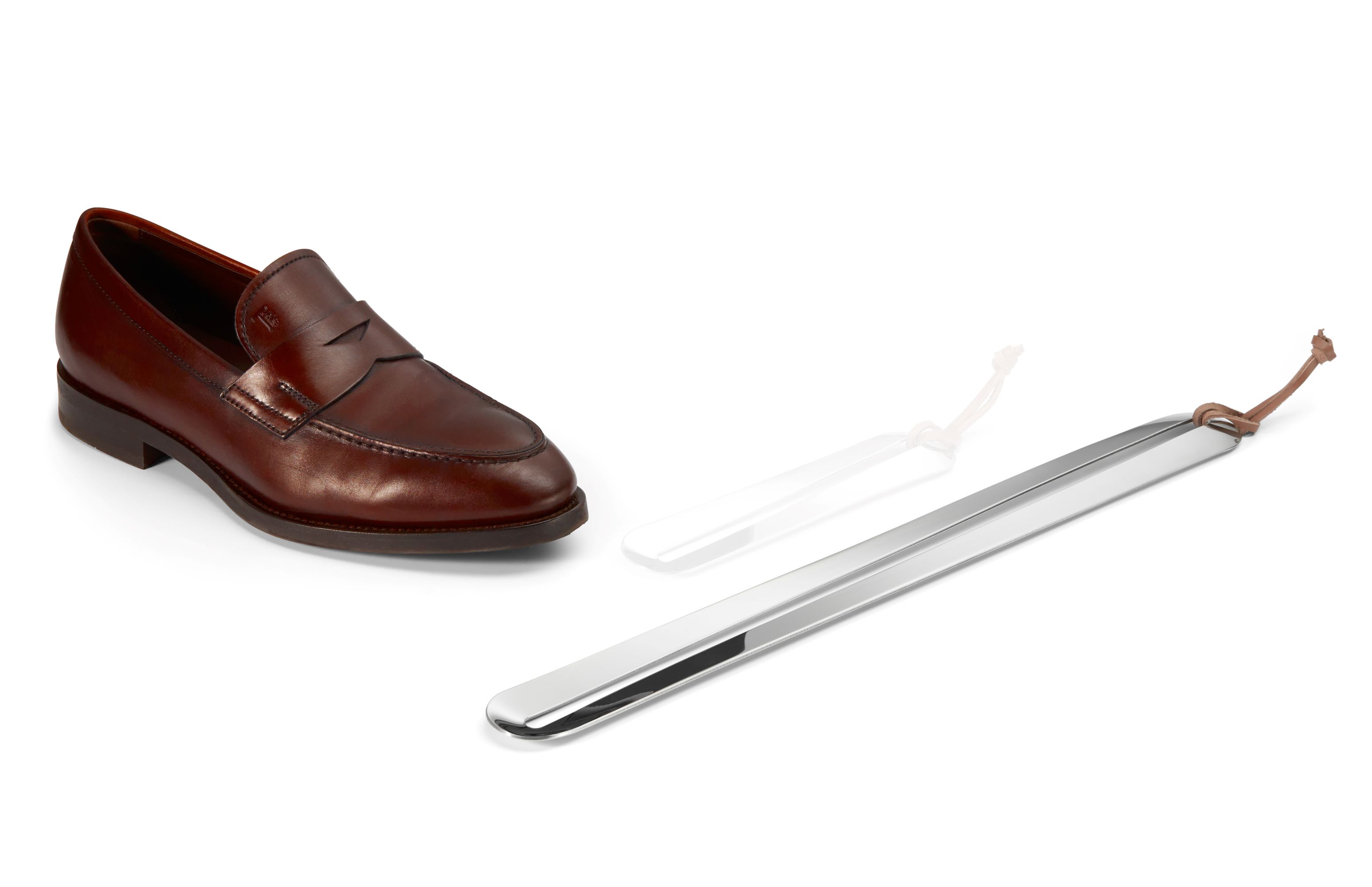 Phil praktischer Schuhanzieher aus Edelstahl 42 cm Phil praktischer Schuhanzieher aus Edelstahl 42 cm