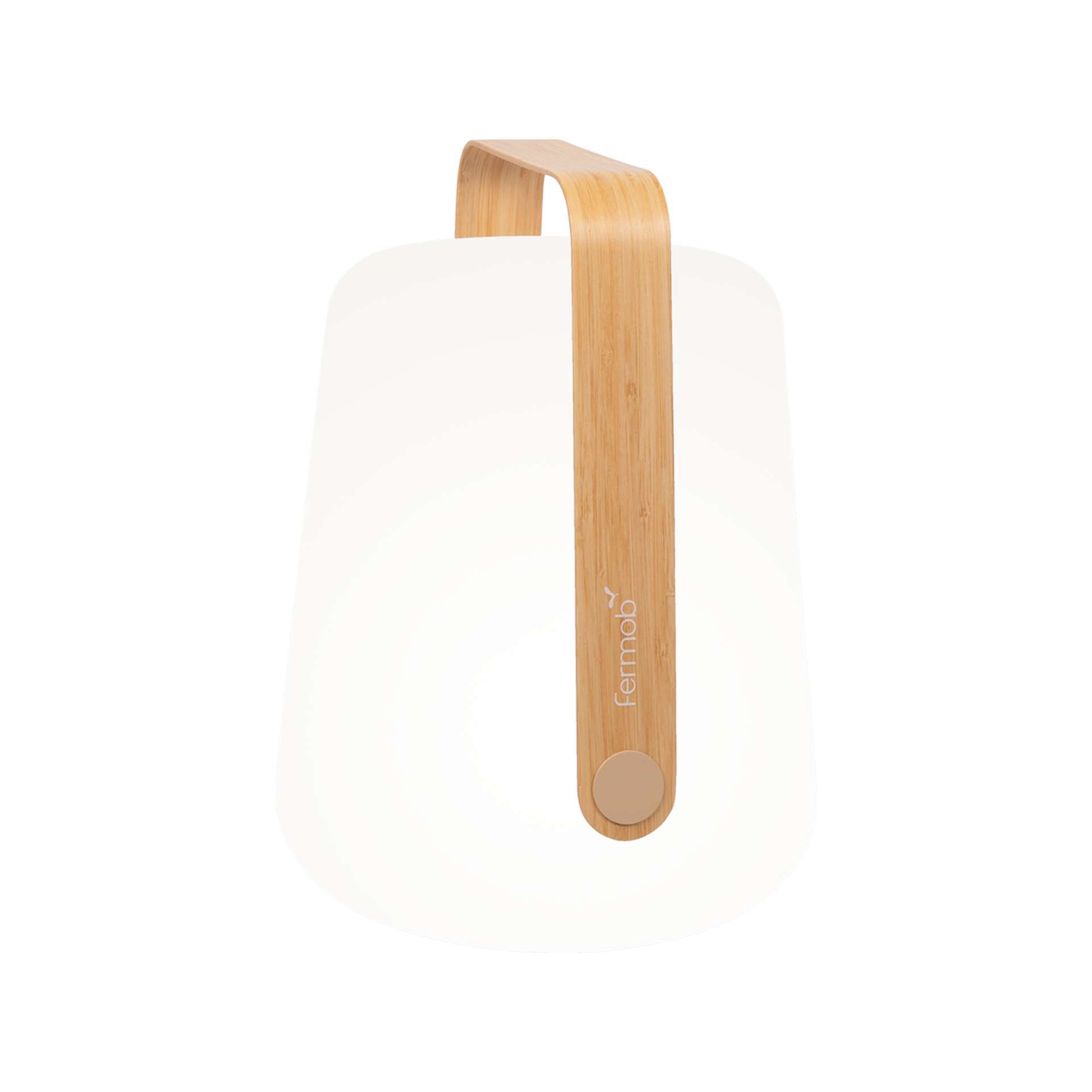 Balad2 Akku Leuchte Bamboo – Stilvolle Outdoorlampe mit Bambushenkel Höhe 38 cm