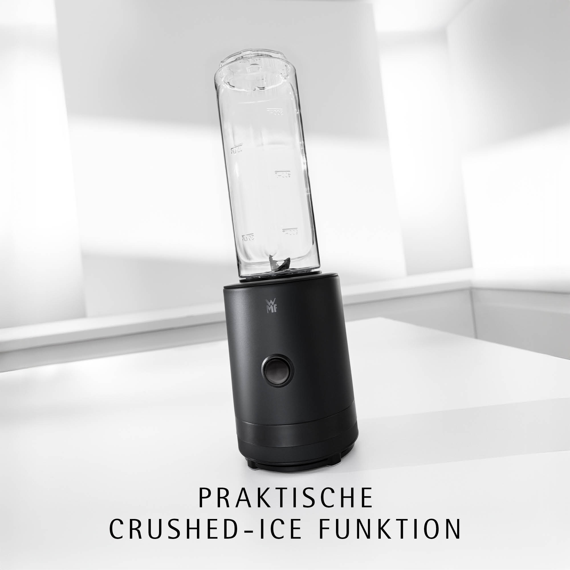 KÜCHENminis Smoothie-to-go, Deep Black - Perfect Cut Technologie KÜCHENminis Smoothie-to-go, Deep Black - Perfect Cut Technologie