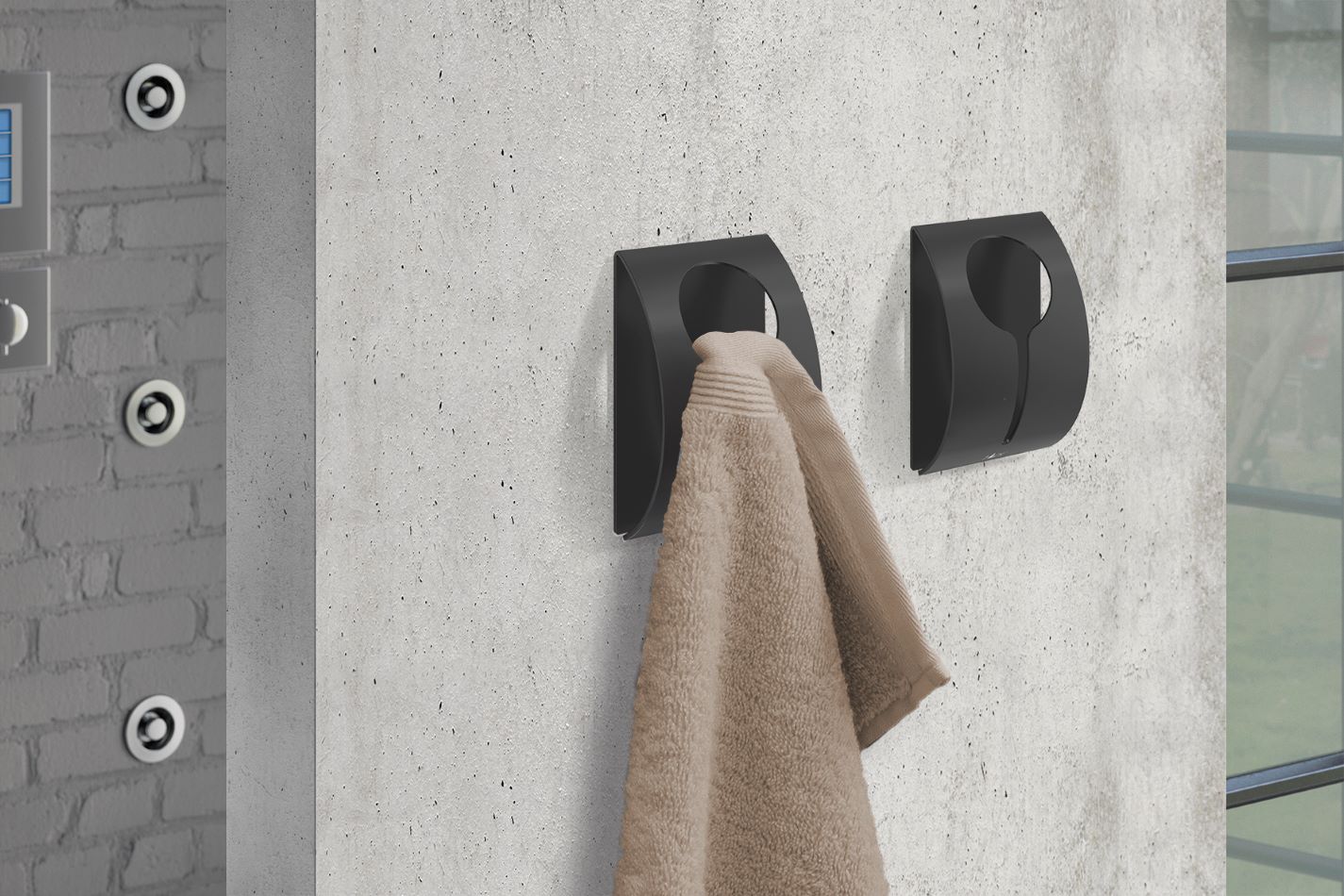 Peco selbstklebende Handtuchklemme