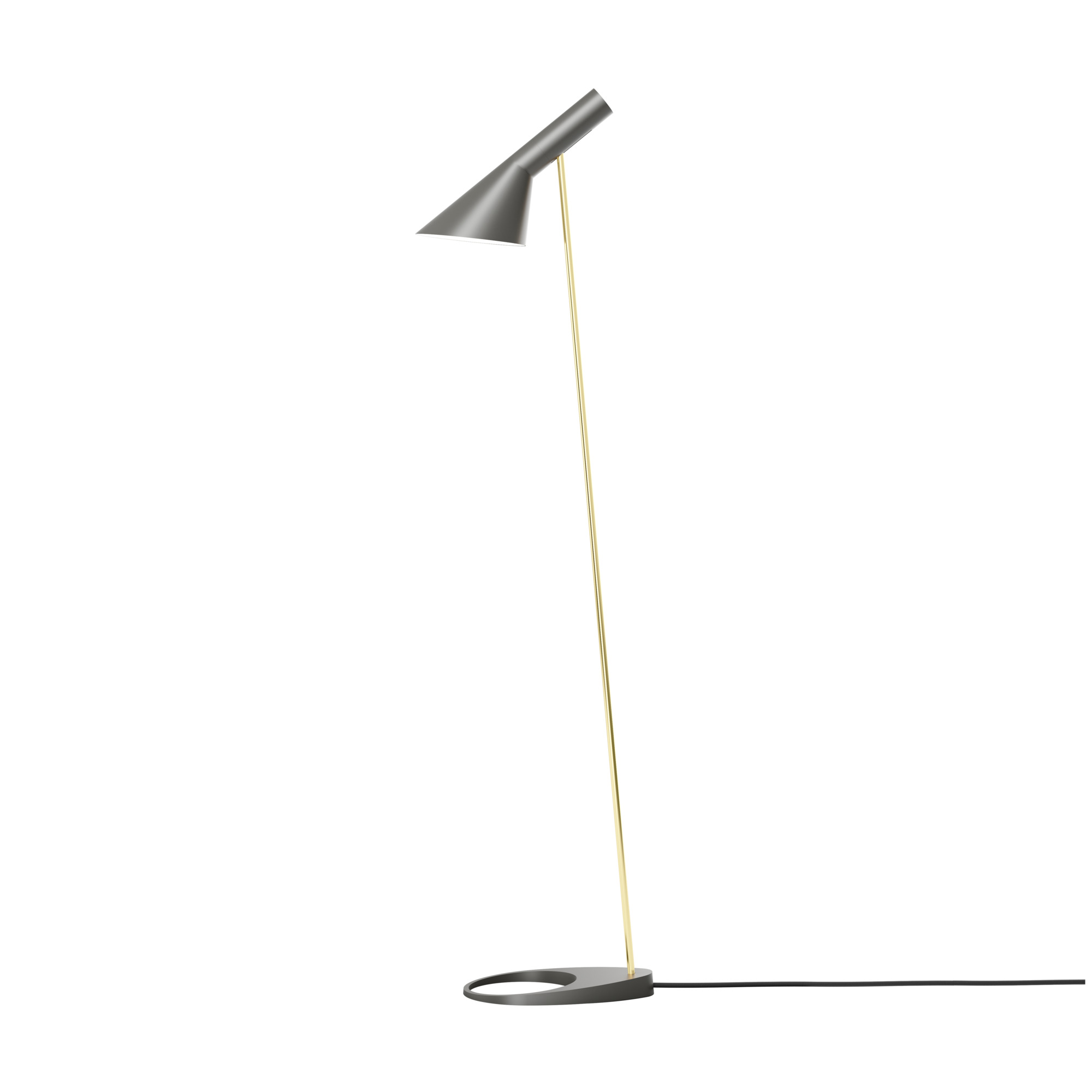 AJ Stehleuchte Messing/Grau