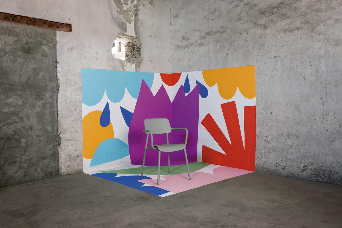 Studie Stapel-Sessel Outdoor latte beige