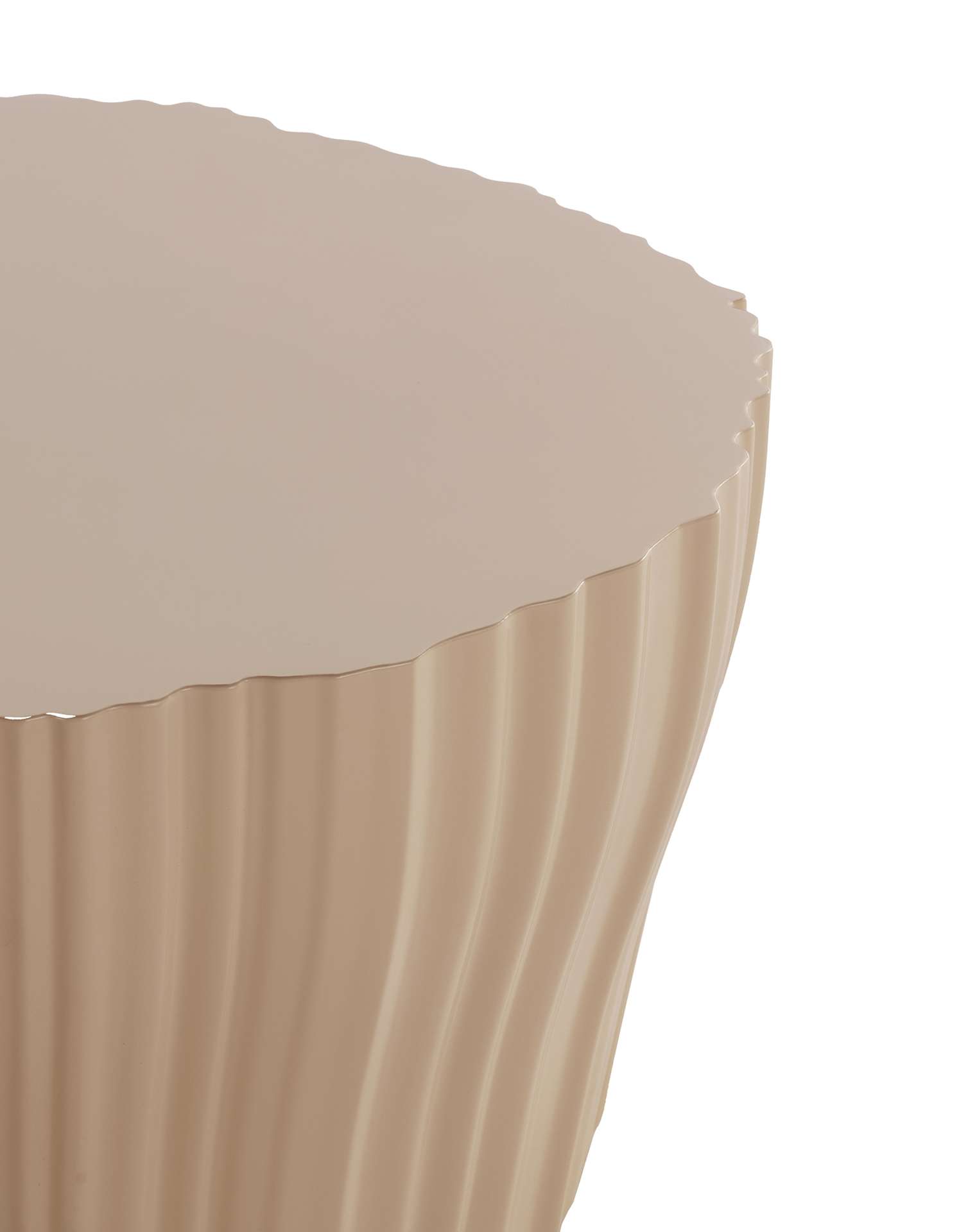 Corteza Couchtisch Freiform 36 Puder ca Ø70