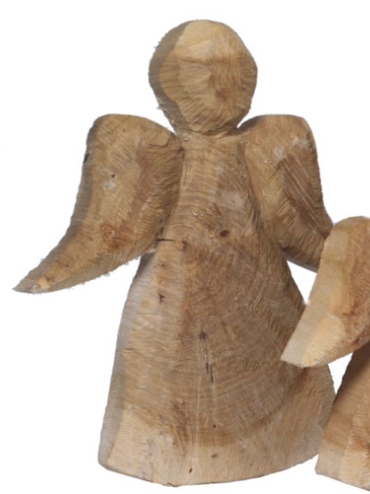 Holzengel aus Pappel naturbelassen - handgefertigte Dekoration Unikat für Weihnachten Höhe 60 cm Holzengel aus Pappel naturbelassen - handgefertigte Dekoration Unikat für Weihnachten Höhe 60 cm