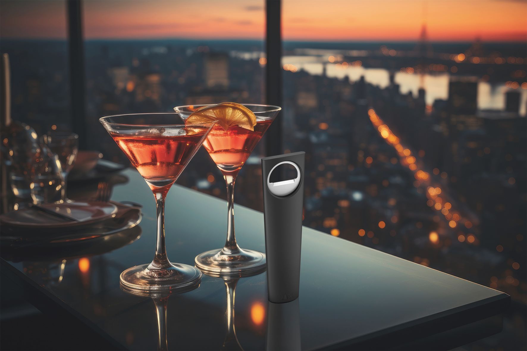 Etelli Flaschenöffner mit integrierter Standfläche Etelli Flaschenöffner mit integrierter Standfläche