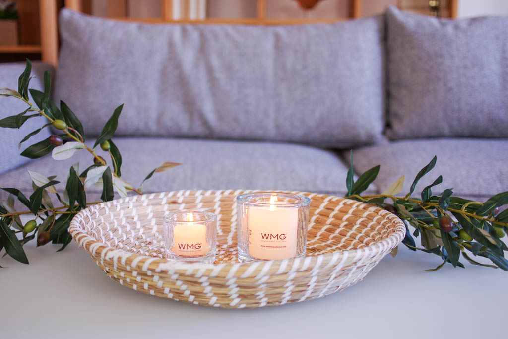 Windlicht klar Höhe 12 cm, Durchmesser 12 cm, Innendurchmesser unten 9,6 cm