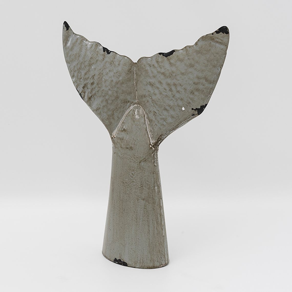 Dekorativer Walschwanz aus Metall Dekorativer Walschwanz aus Metall