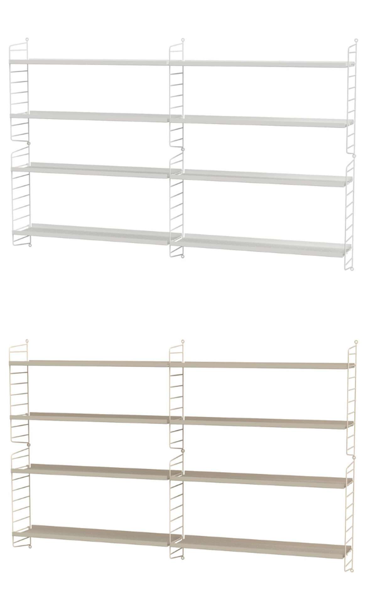 Offenes Wandregal Metall Offenes Wandregal Metall Schwarz